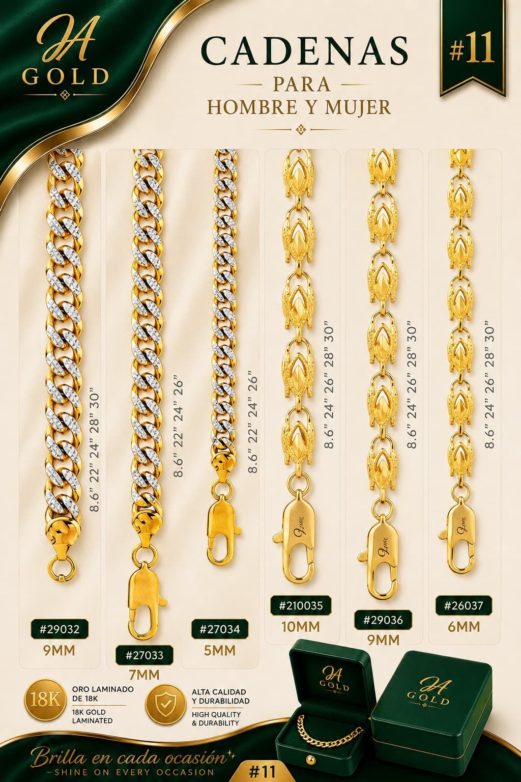 Catálogo JA GOLD, página 11