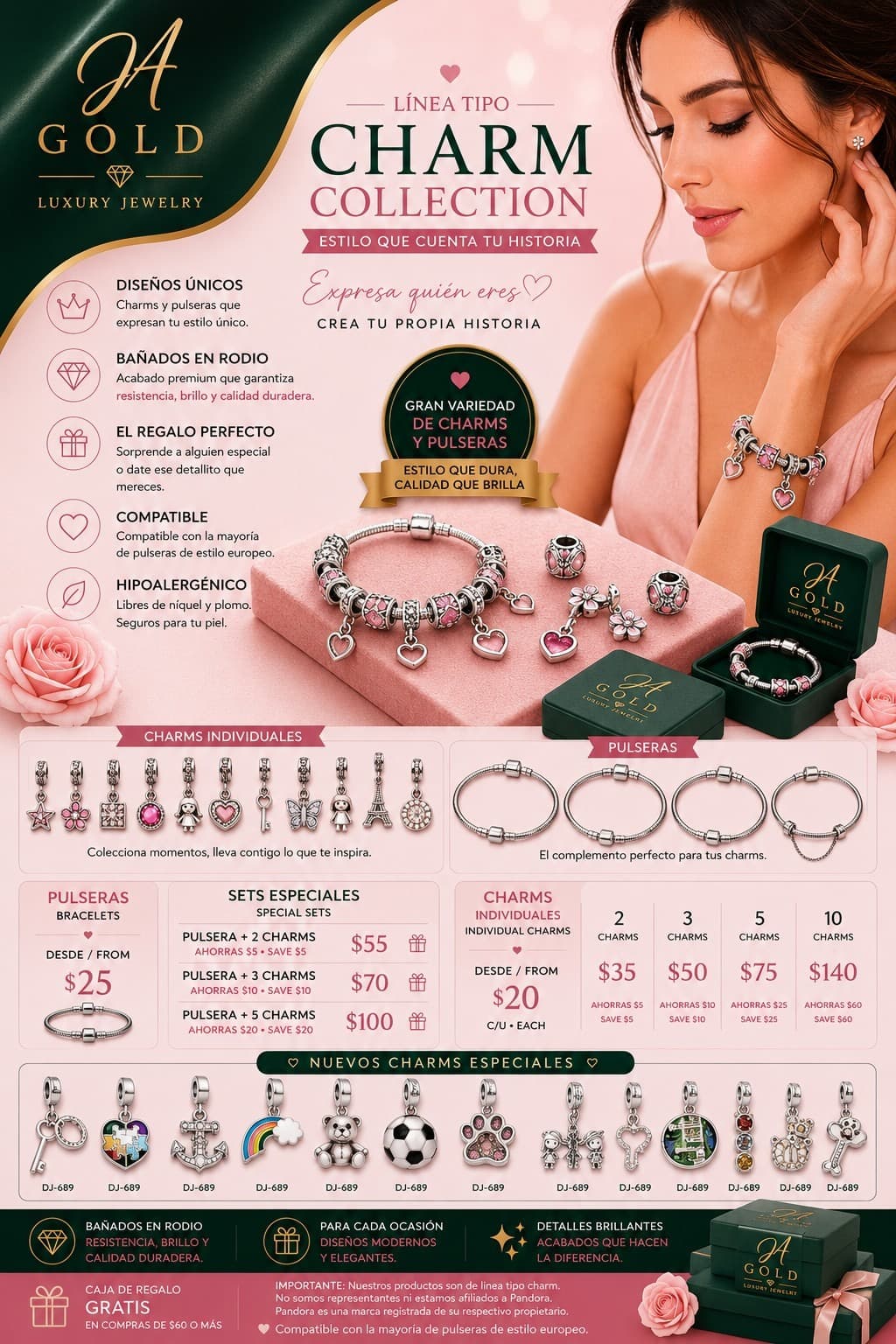 Charm Collection JA GOLD